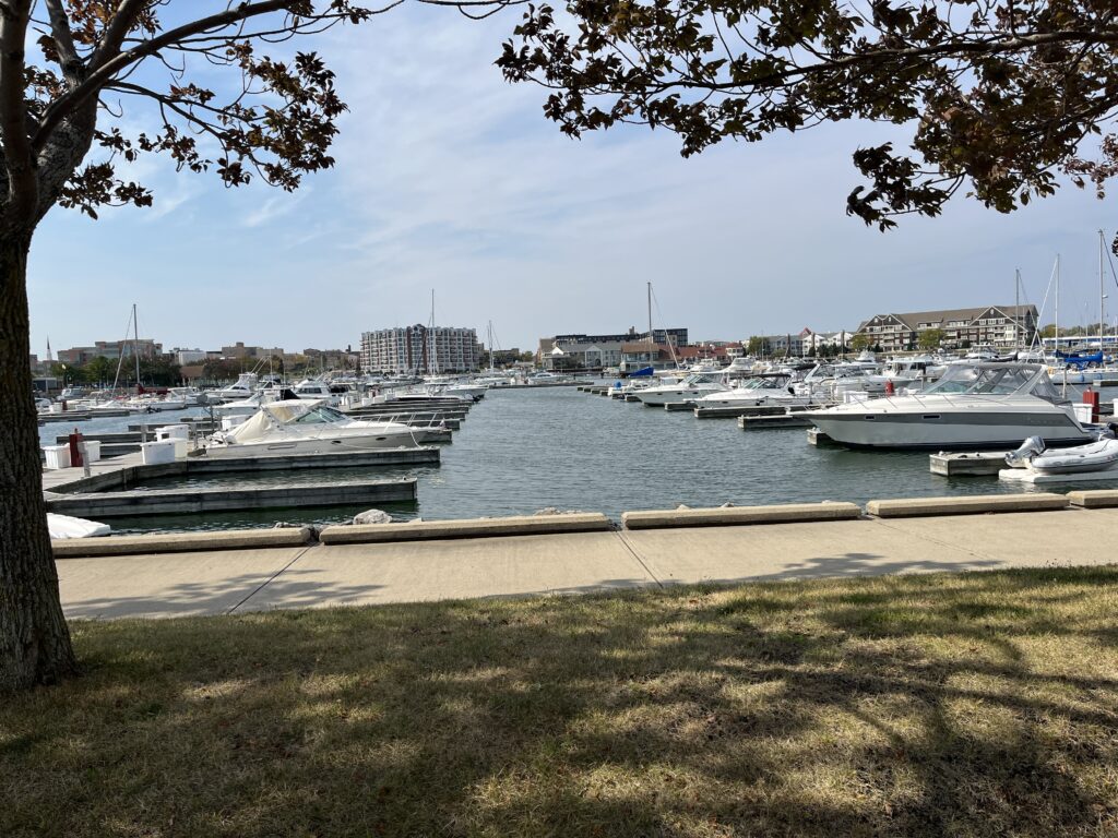 A picture of Reefpoint Marina in Racine, WI.